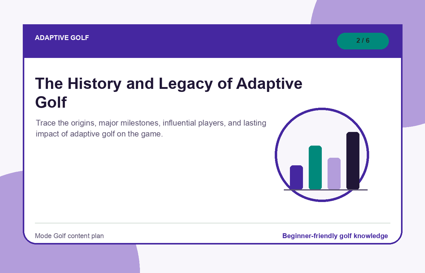 The History and Legacy of Adaptive Golf illustration