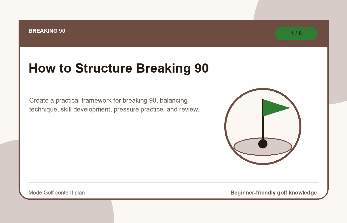 How to Structure Breaking 90 illustration