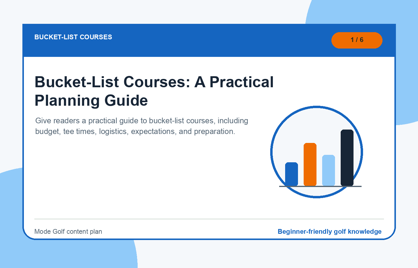 Bucket-List Courses: A Practical Planning Guide illustration