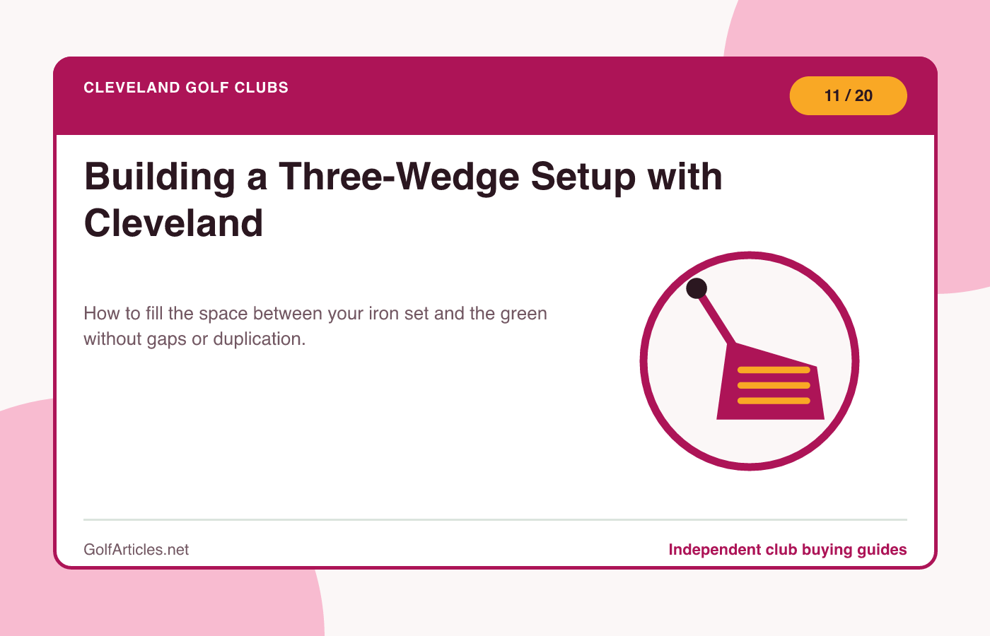 Building a Three-Wedge Setup with Cleveland illustration