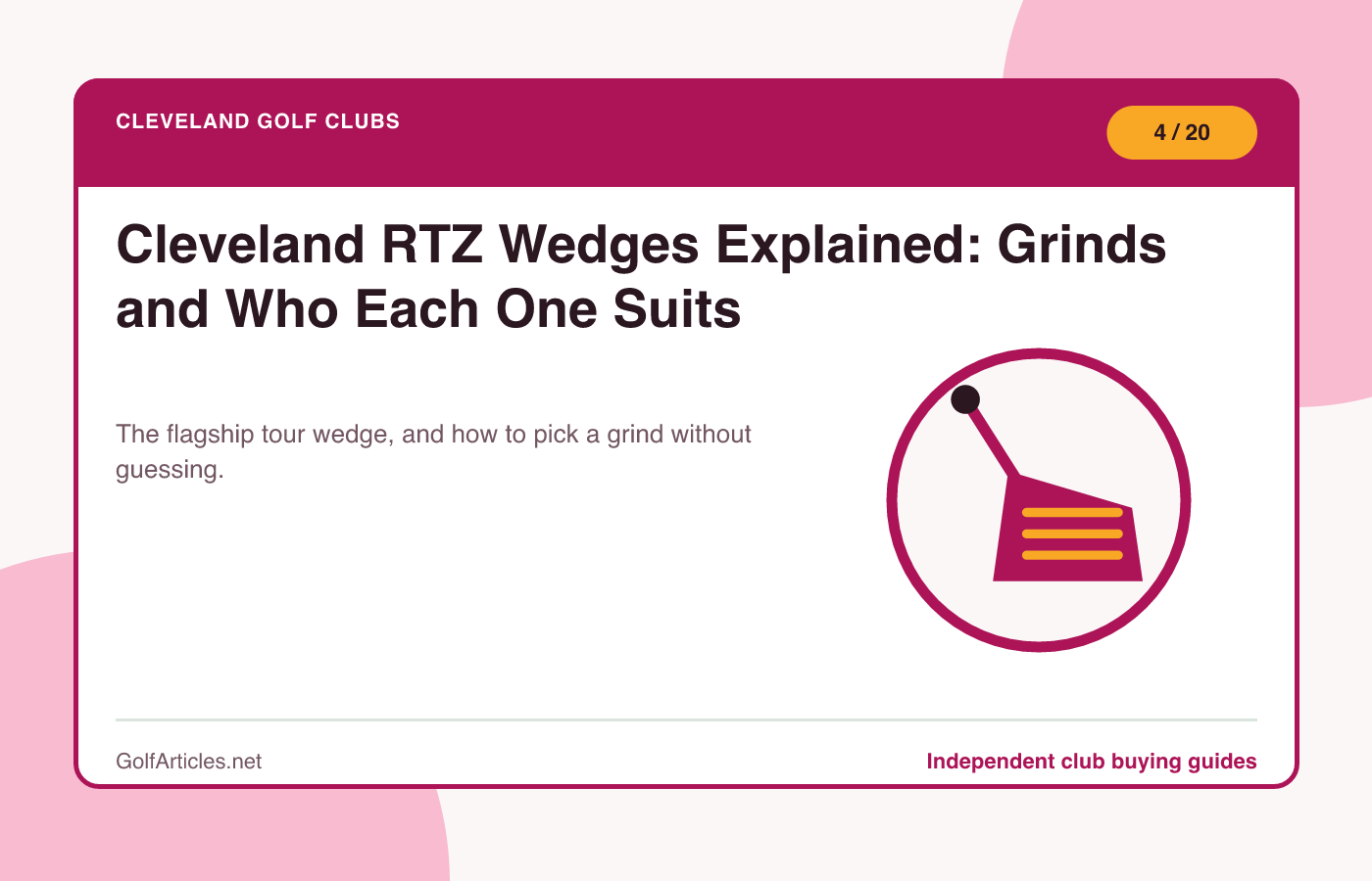 Cleveland RTZ Wedges Explained: Grinds and Who Each One Suits illustration