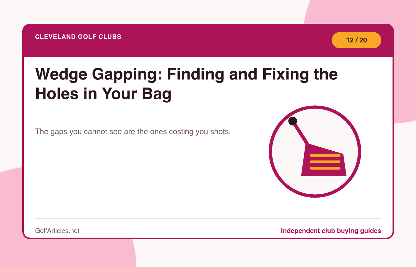 Wedge Gapping: Finding and Fixing the Holes in Your Bag illustration