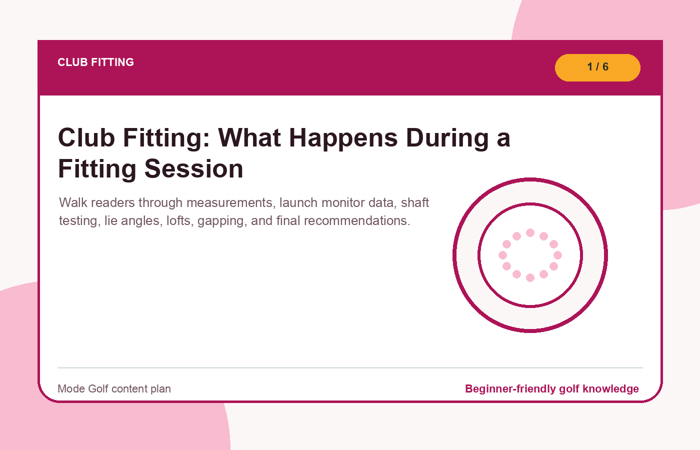 Club Fitting: What Happens During a Fitting Session illustration
