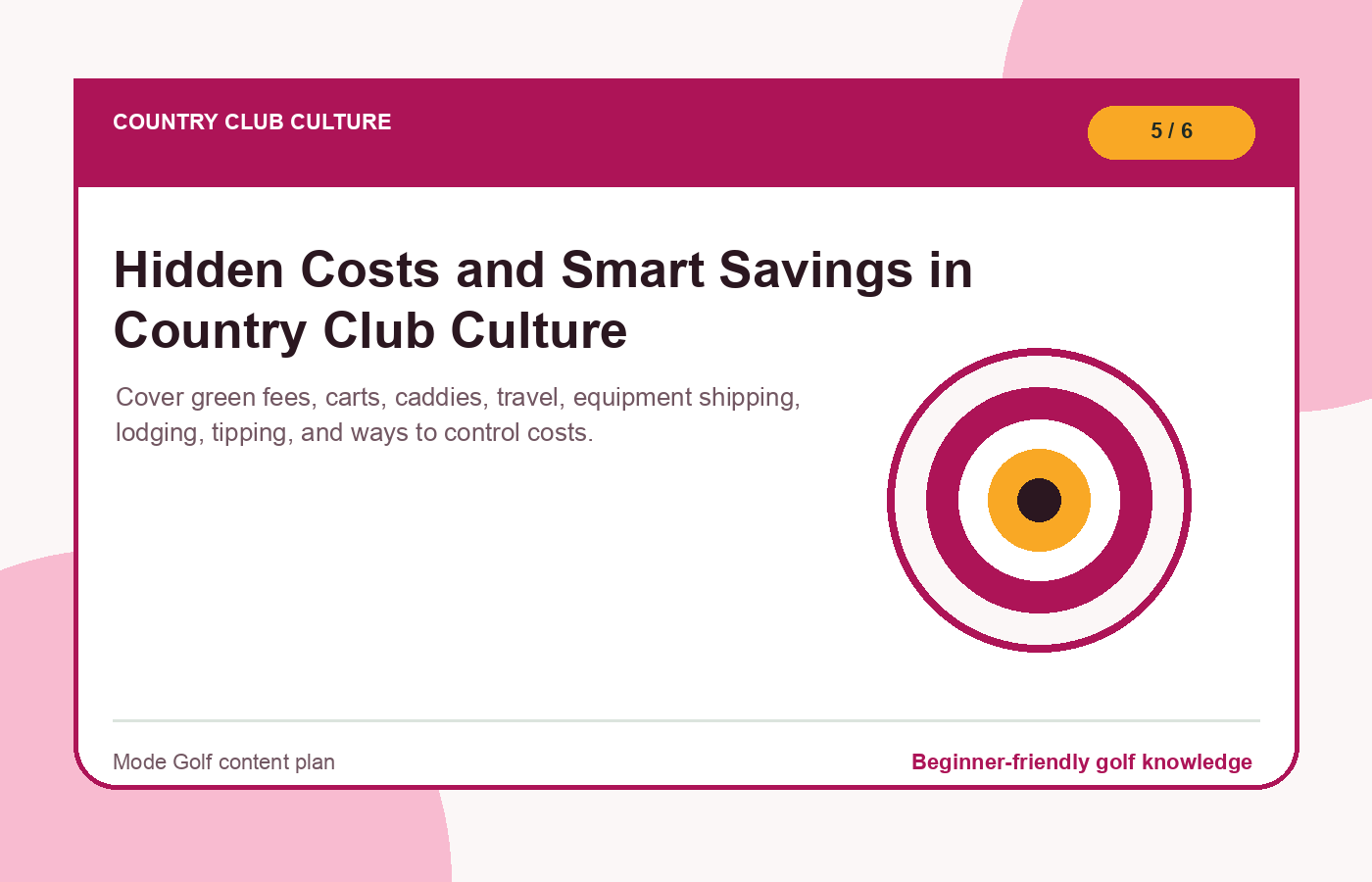 Hidden Costs and Smart Savings in Country Club Culture illustration