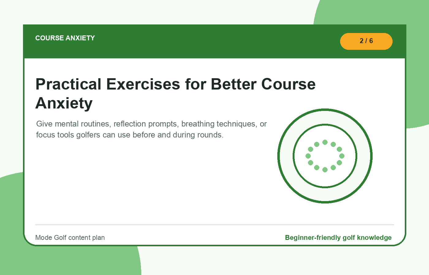 Practical Exercises for Better Course Anxiety illustration