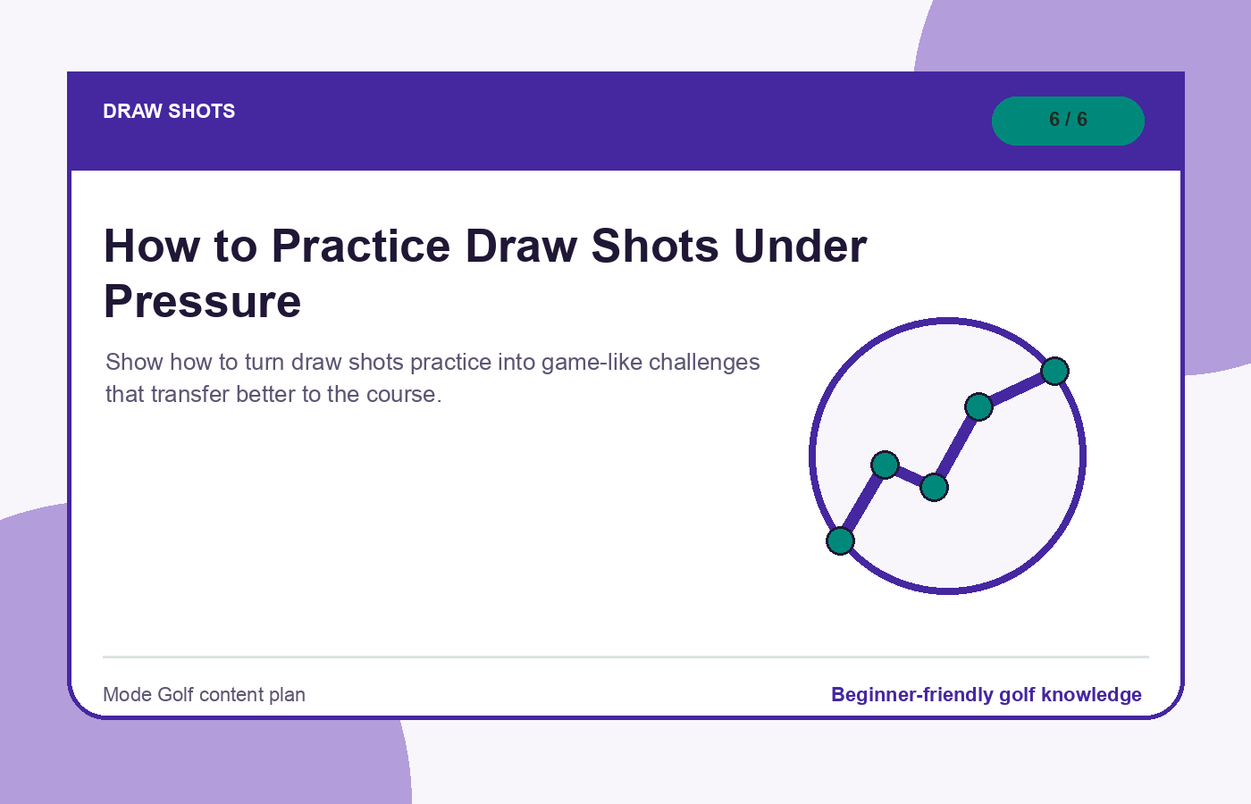 How to Practice Draw Shots Under Pressure illustration