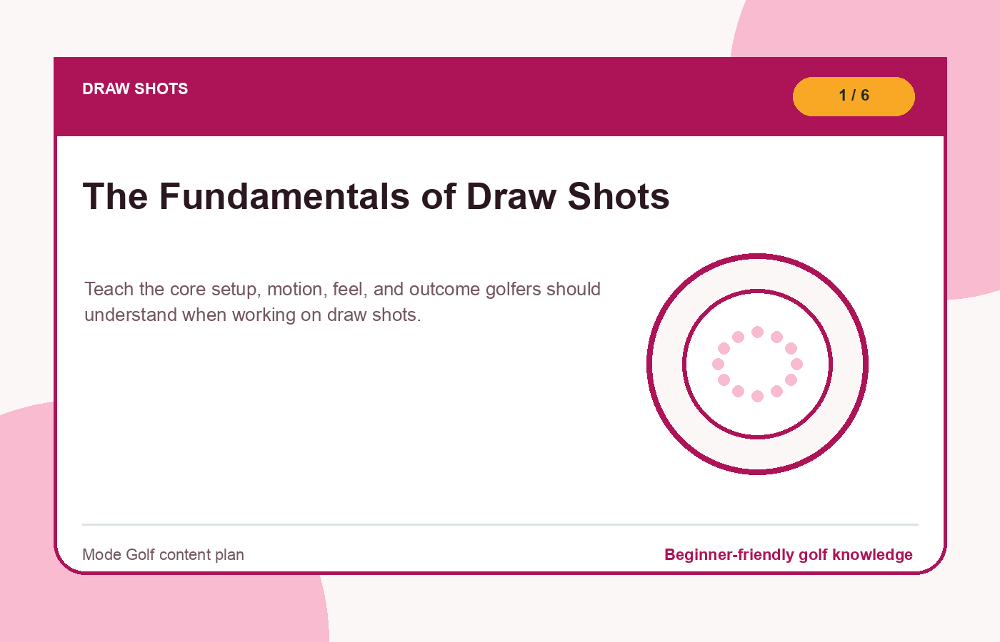 The Fundamentals of Draw Shots illustration