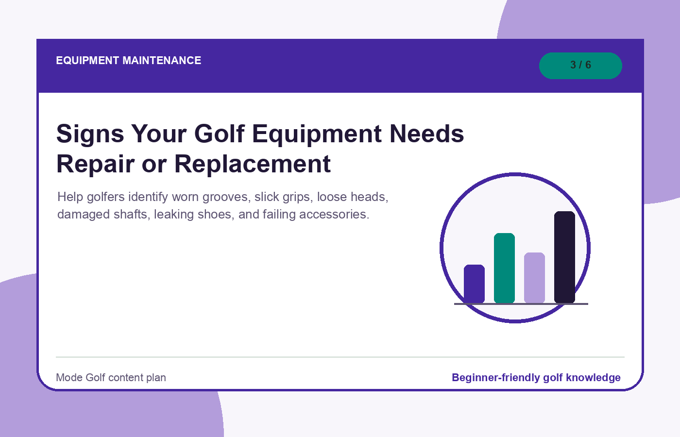 Signs Your Golf Equipment Needs Repair or Replacement illustration