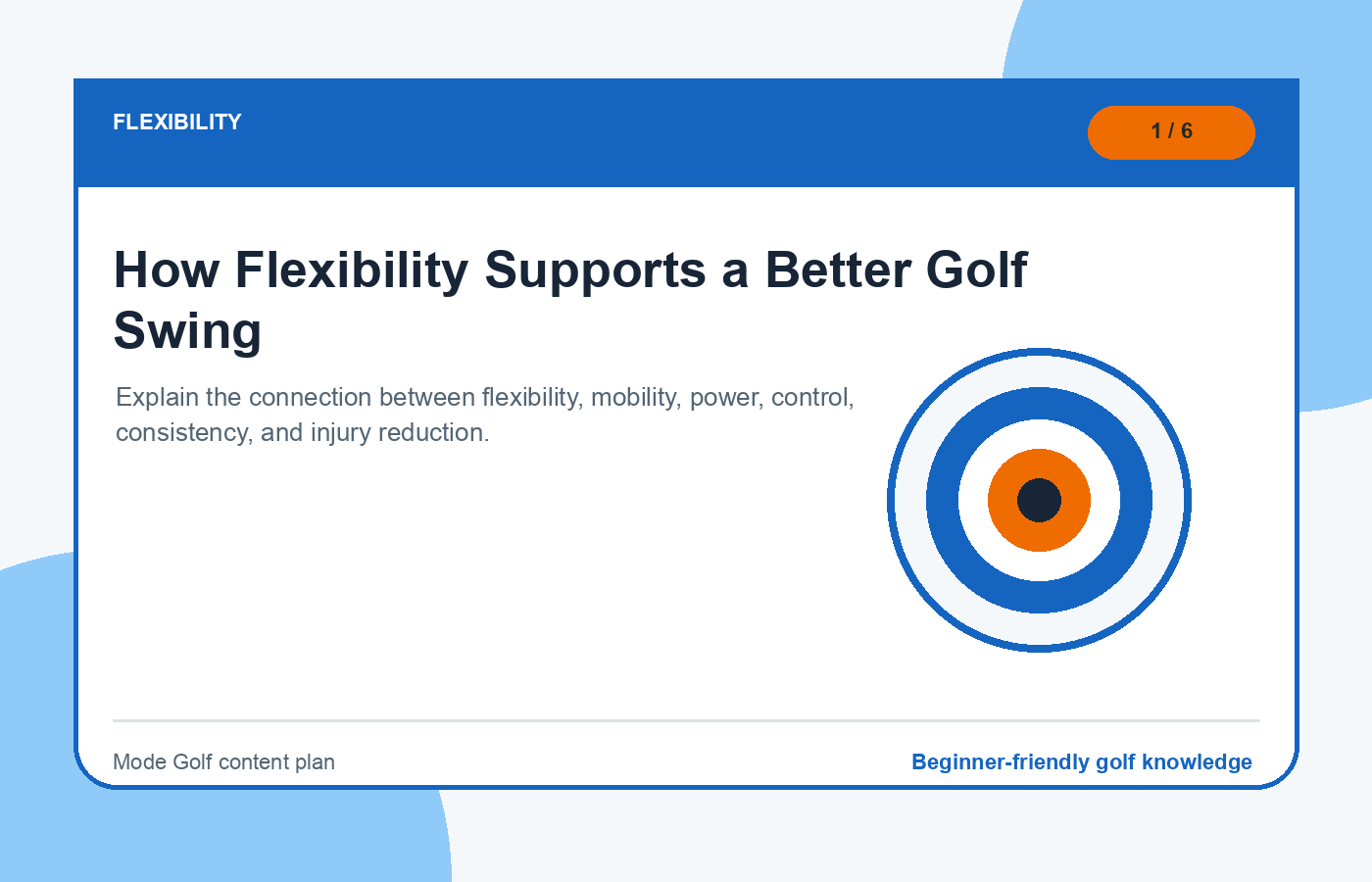 How Flexibility Supports a Better Golf Swing illustration