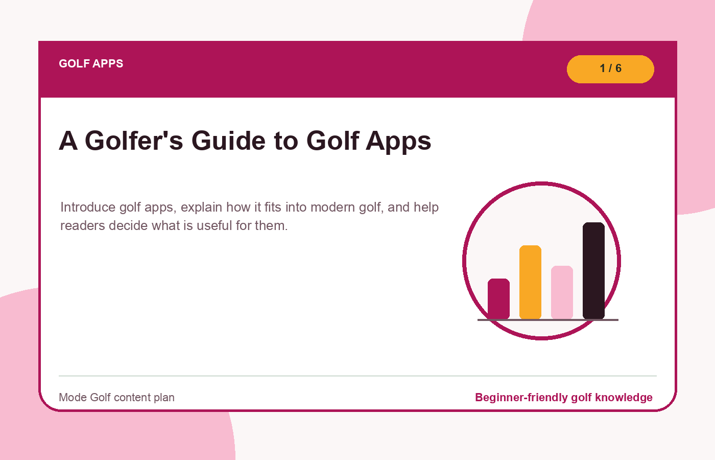 A Golfer's Guide to Golf Apps illustration