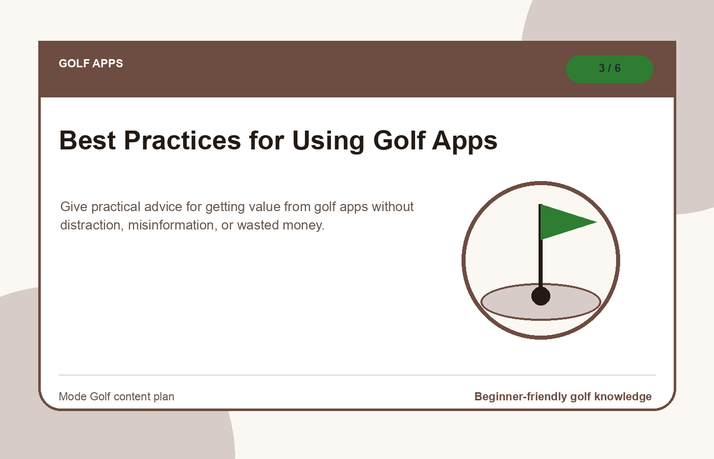 Best Practices for Using Golf Apps illustration