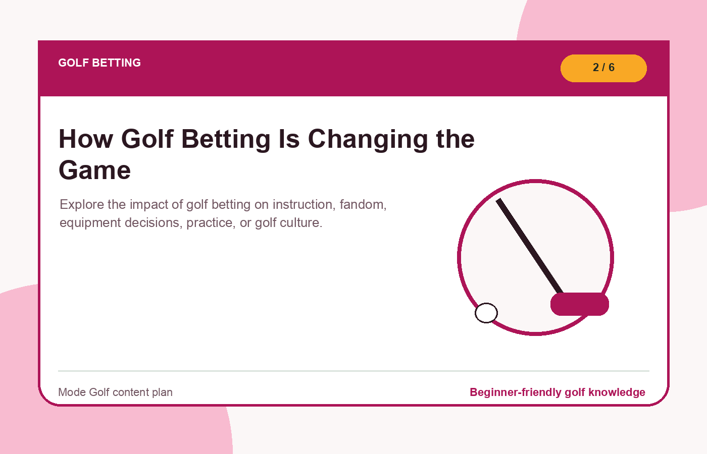 How Golf Betting Is Changing the Game illustration