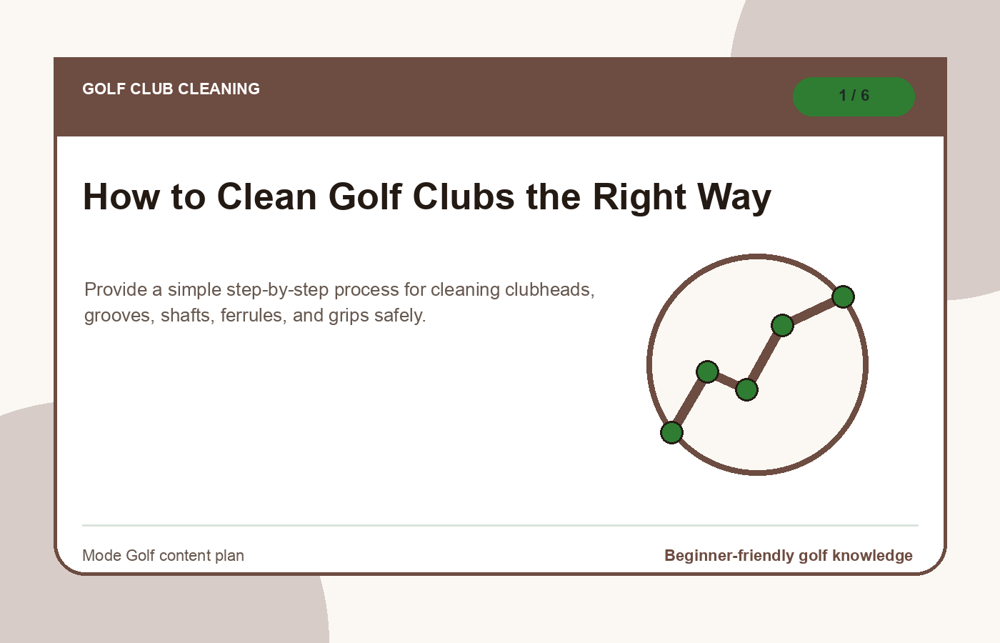 How to Clean Golf Clubs the Right Way illustration