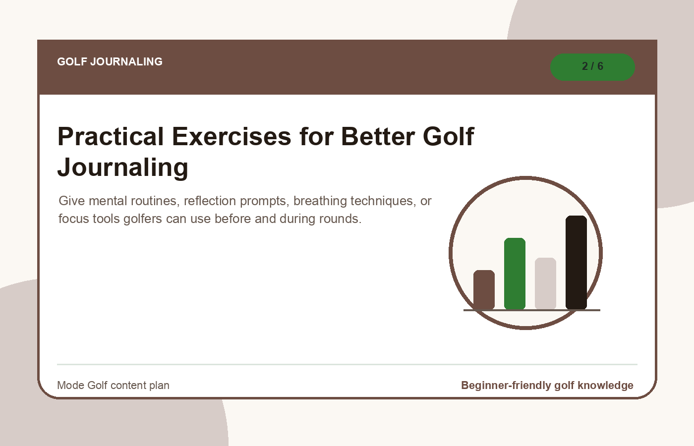 Practical Exercises for Better Golf Journaling illustration