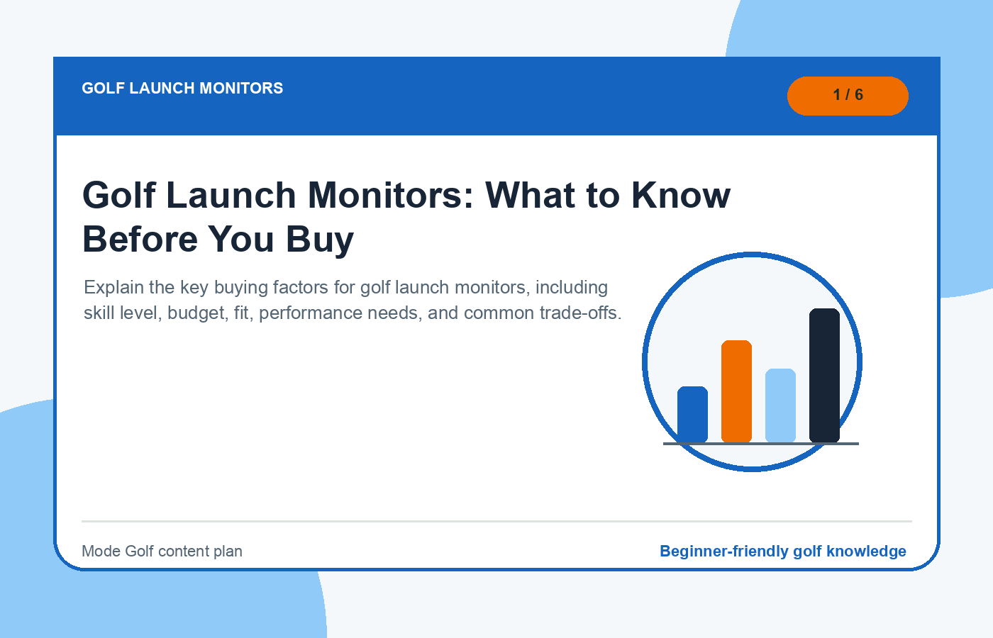 Golf Launch Monitors: What to Know Before You Buy illustration