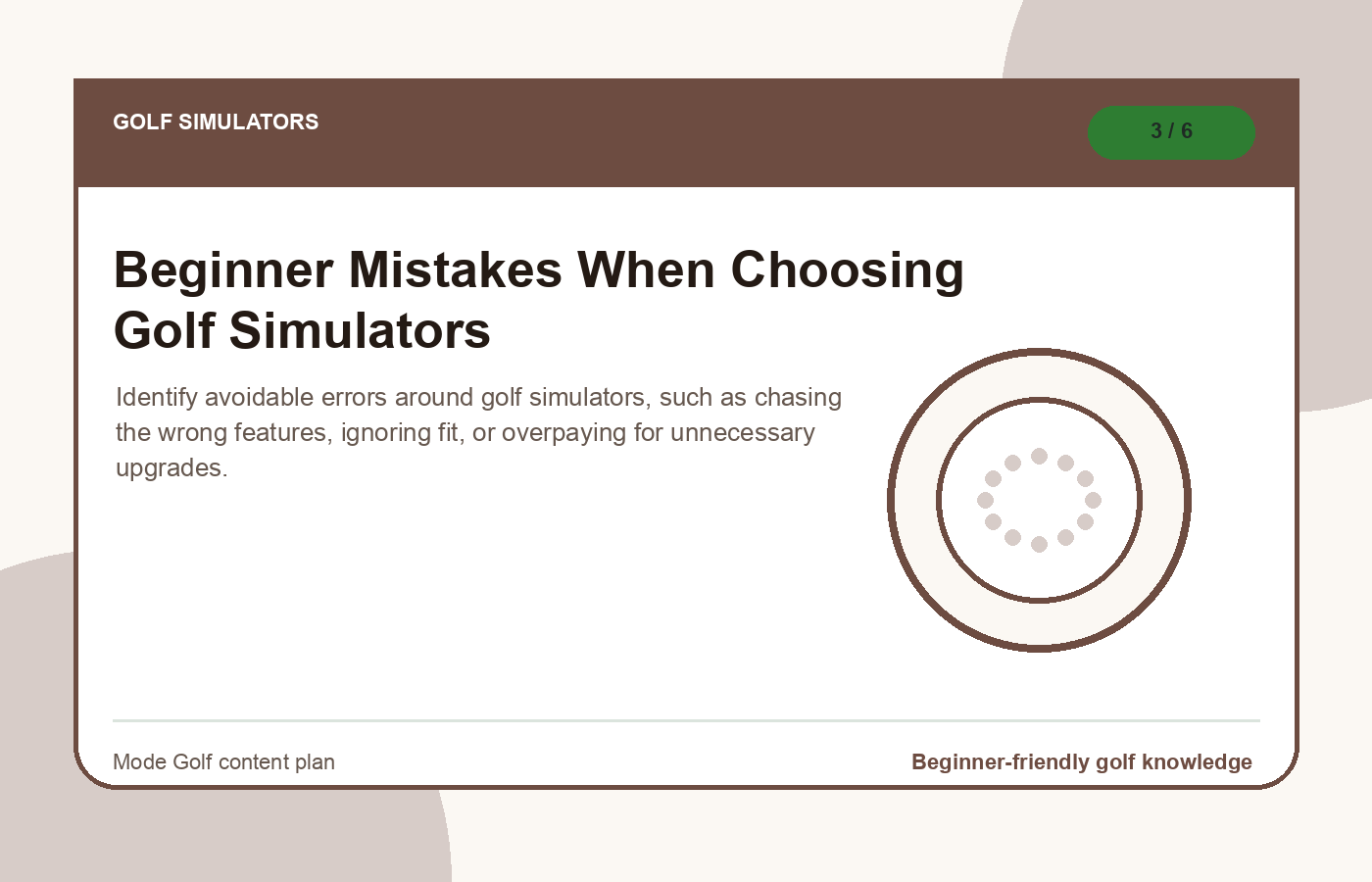 Beginner Mistakes When Choosing Golf Simulators illustration
