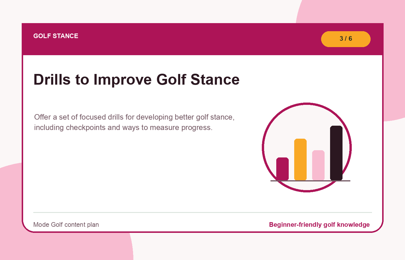 Drills to Improve Golf Stance illustration