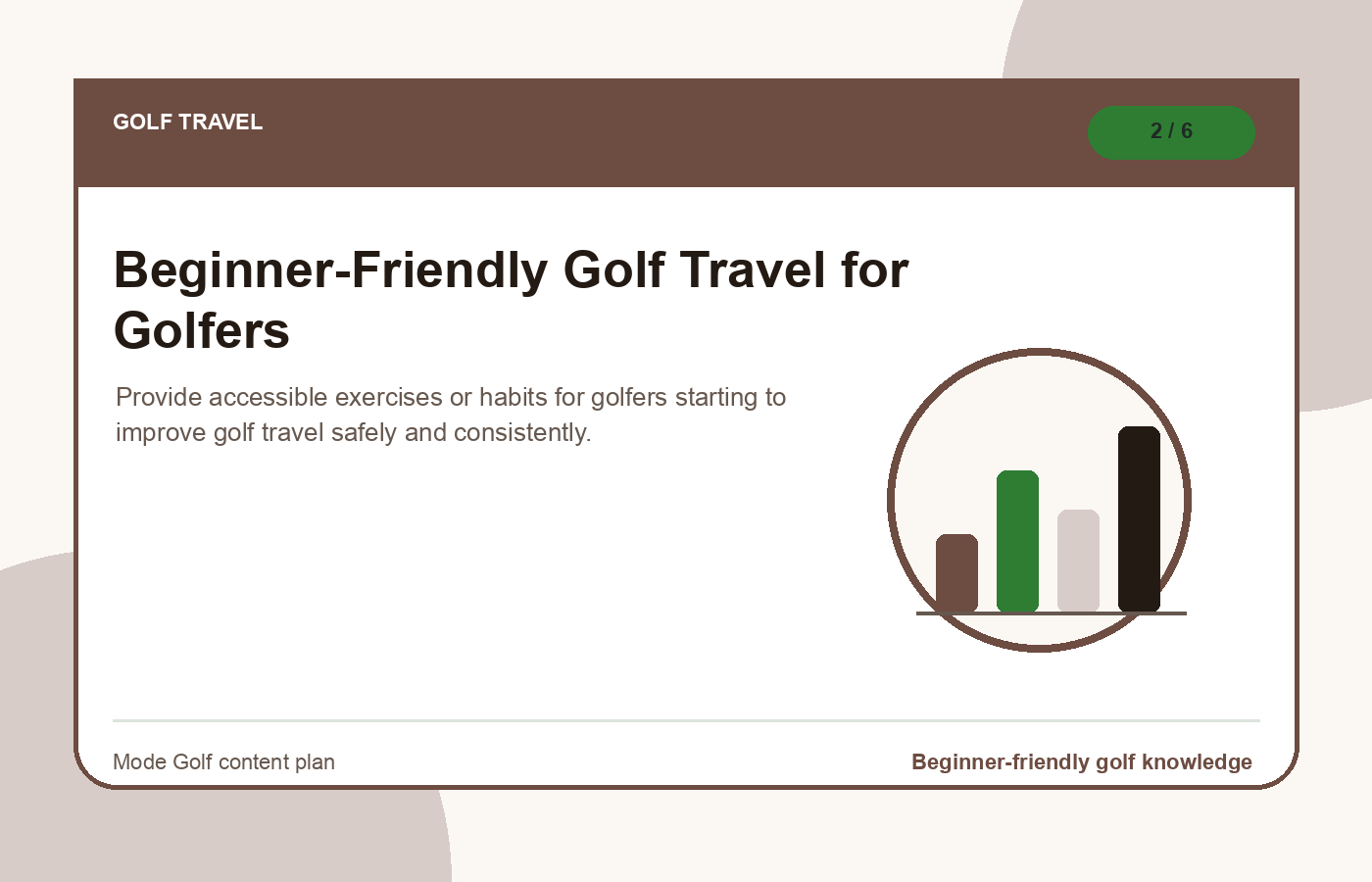 Beginner-Friendly Golf Travel for Golfers illustration