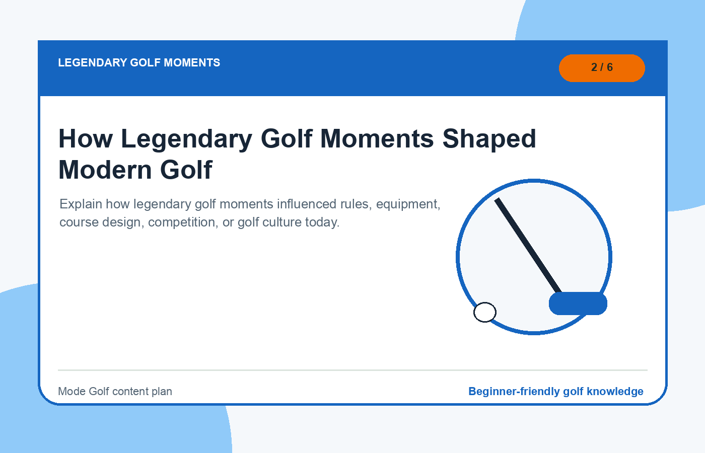 How Legendary Golf Moments Shaped Modern Golf illustration