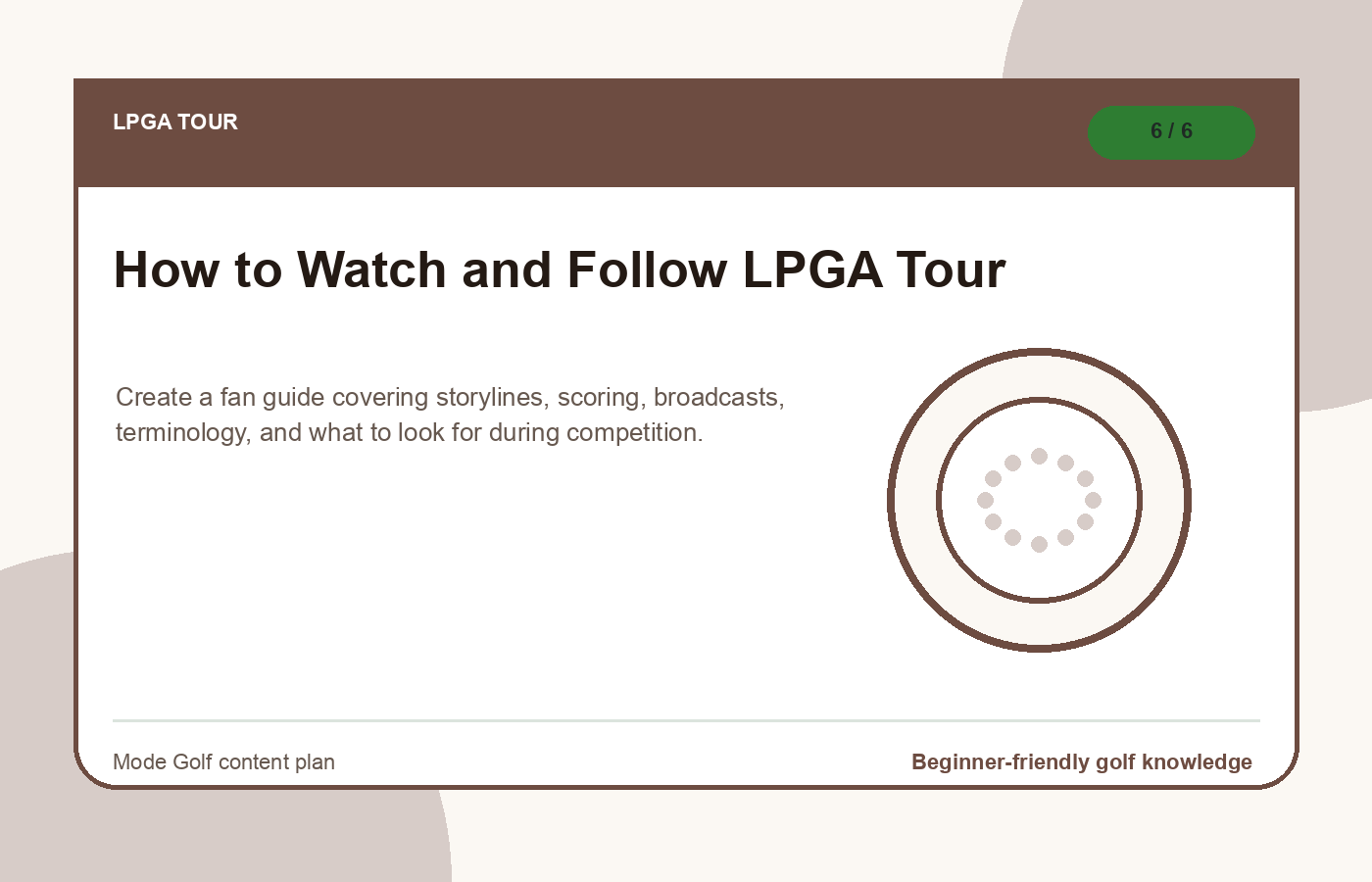 How to Watch and Follow LPGA Tour illustration