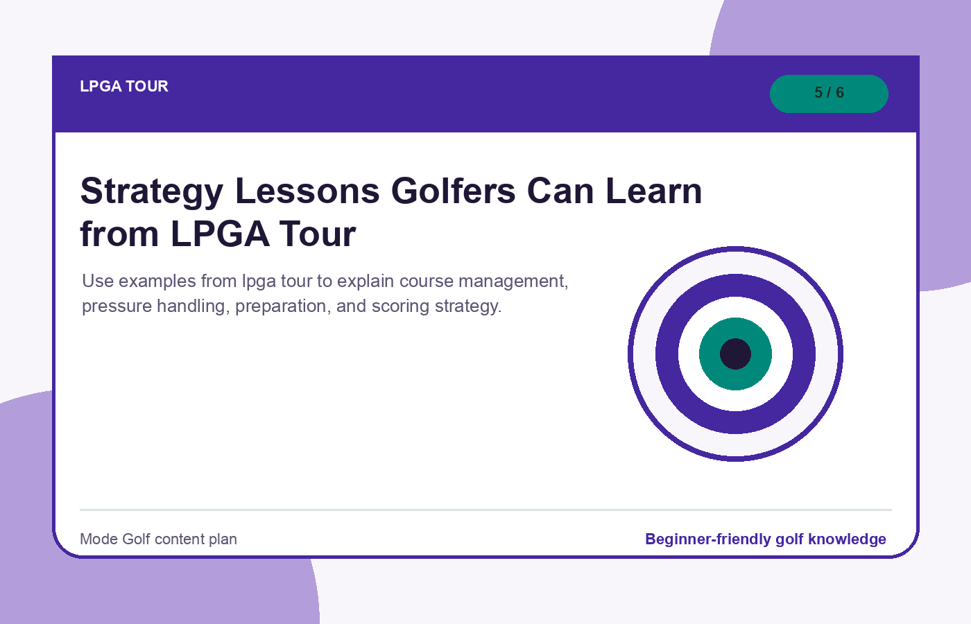 Strategy Lessons Golfers Can Learn from LPGA Tour illustration