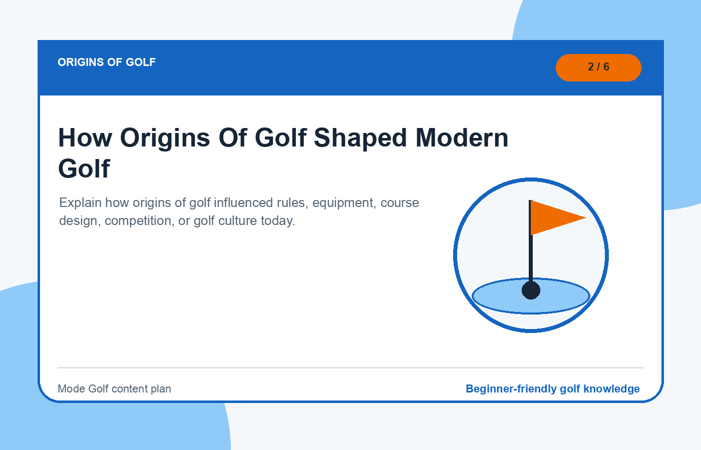 How Origins Of Golf Shaped Modern Golf illustration