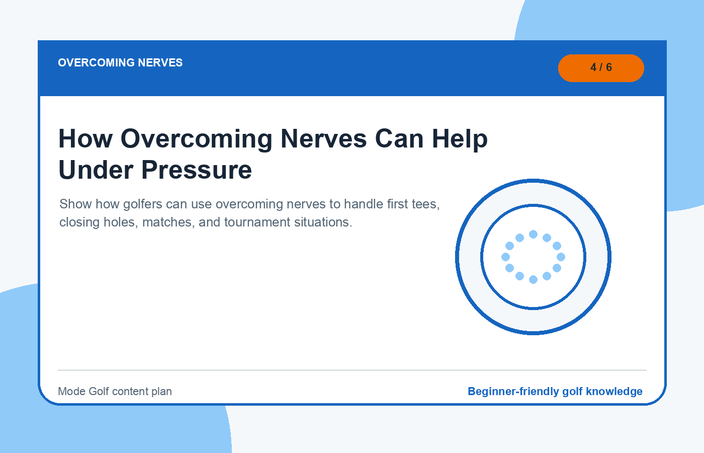 How Overcoming Nerves Can Help Under Pressure illustration