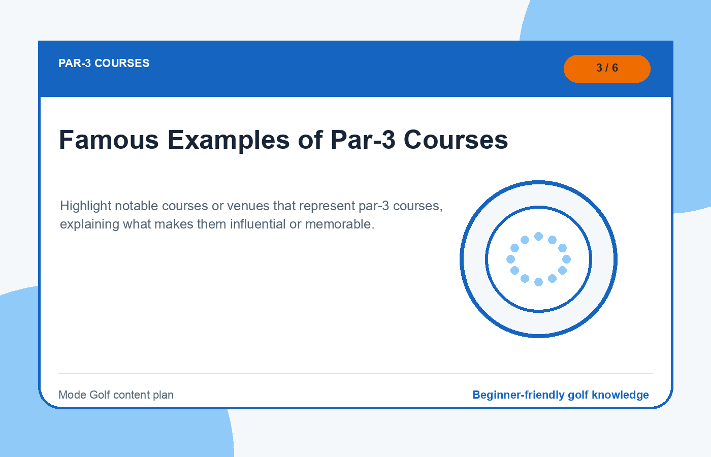 Famous Examples of Par-3 Courses illustration