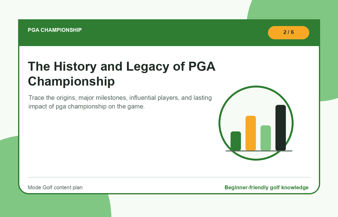 The History and Legacy of PGA Championship illustration