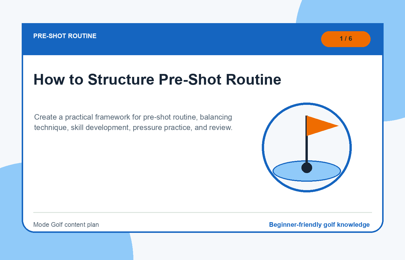 How to Structure Pre-Shot Routine illustration