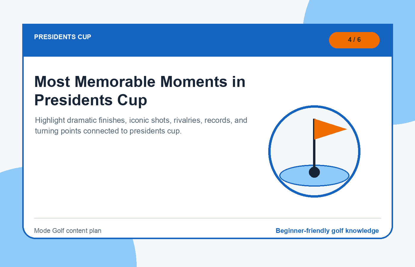 Most Memorable Moments in Presidents Cup illustration