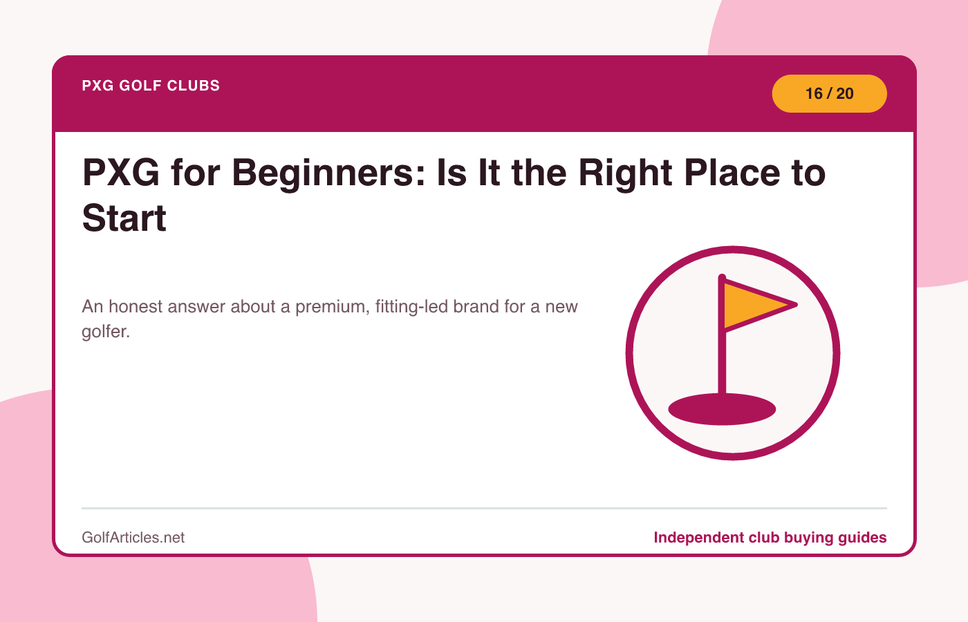 PXG for Beginners: Is It the Right Place to Start illustration