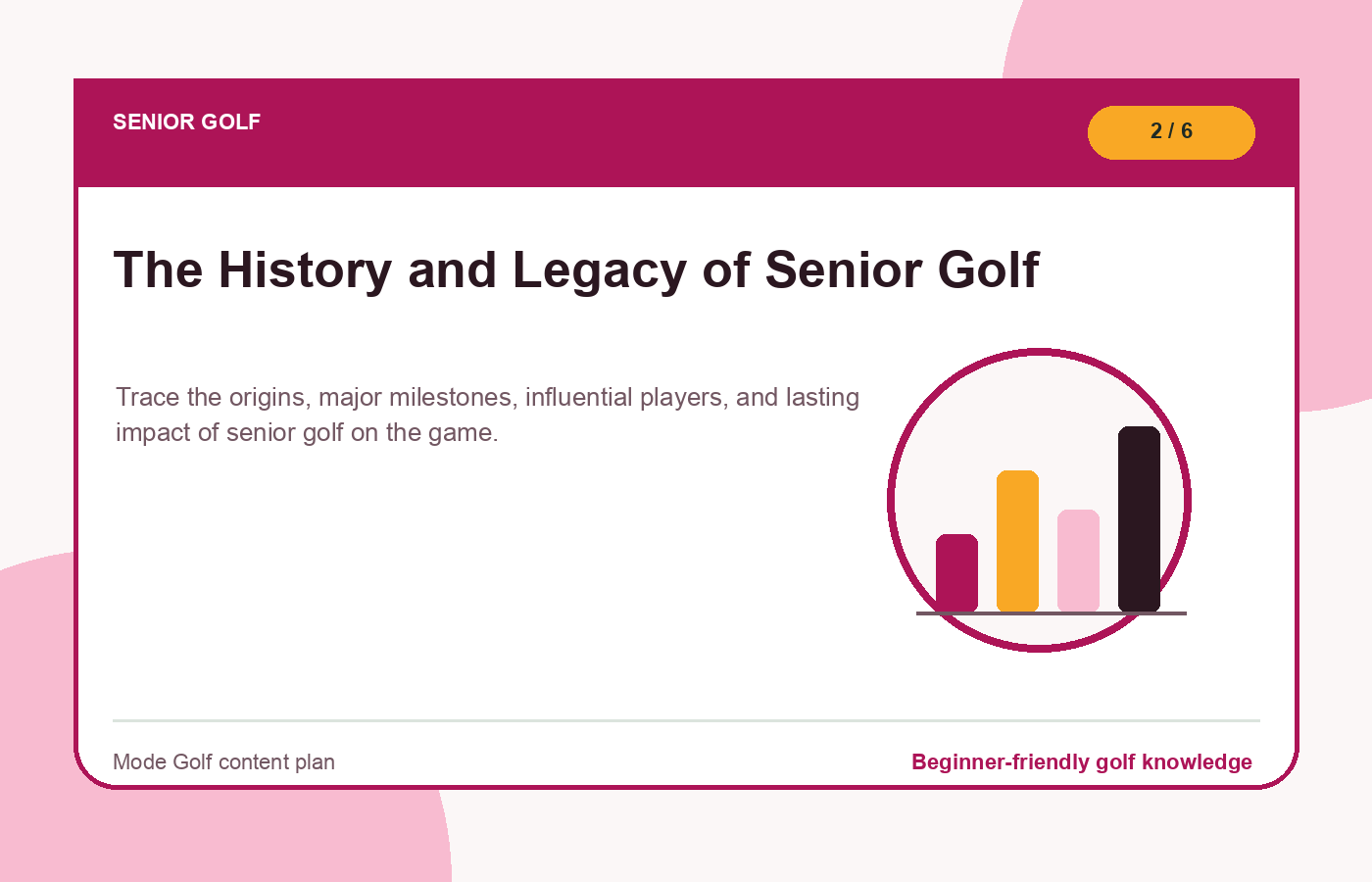 The History and Legacy of Senior Golf illustration