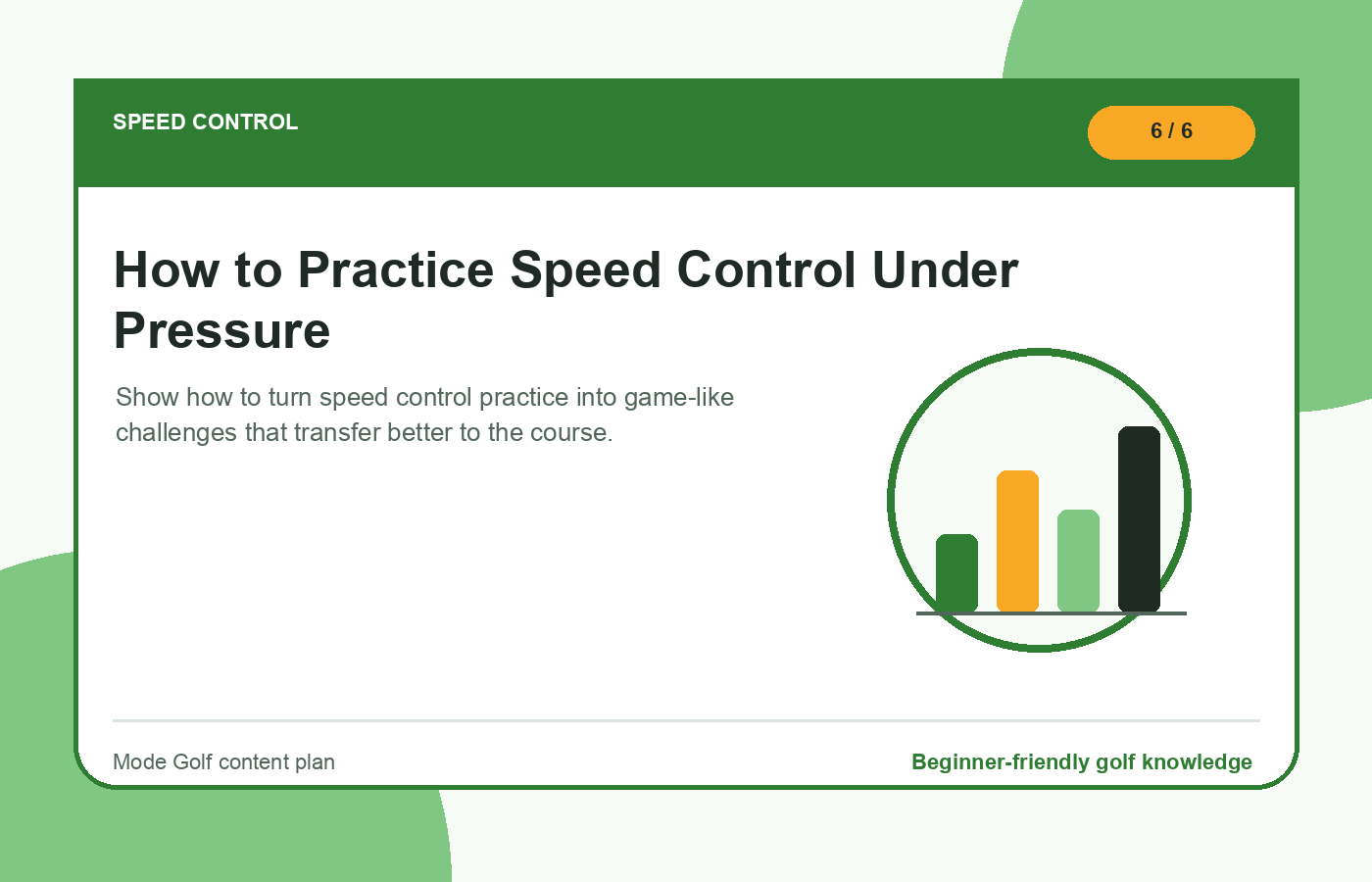 How to Practice Speed Control Under Pressure illustration