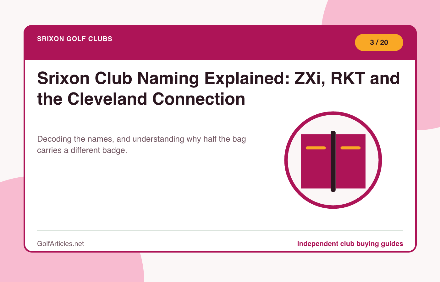 Srixon Club Naming Explained: ZXi, RKT and the Cleveland Connection illustration