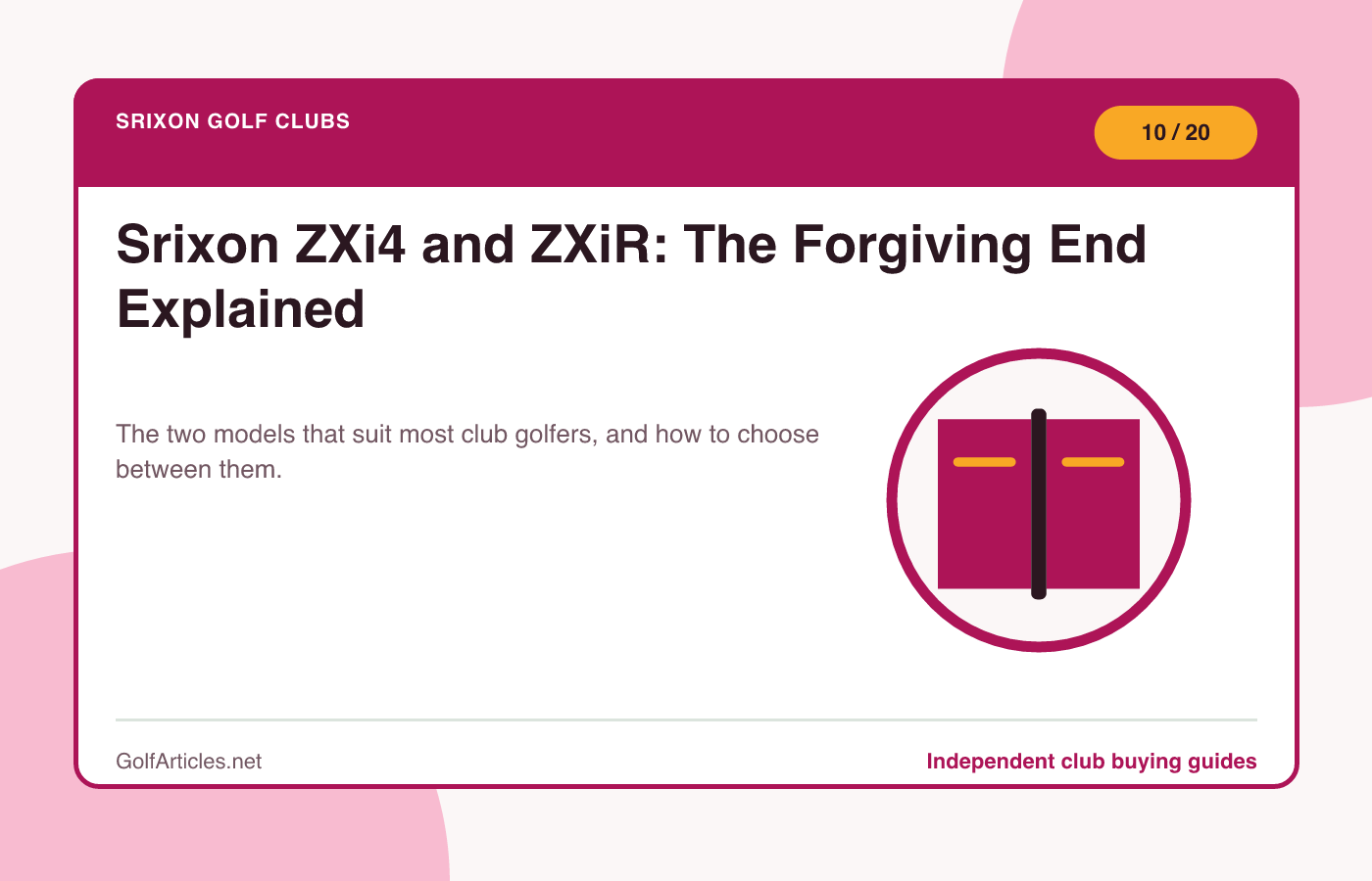 Srixon ZXi4 and ZXiR: The Forgiving End Explained illustration