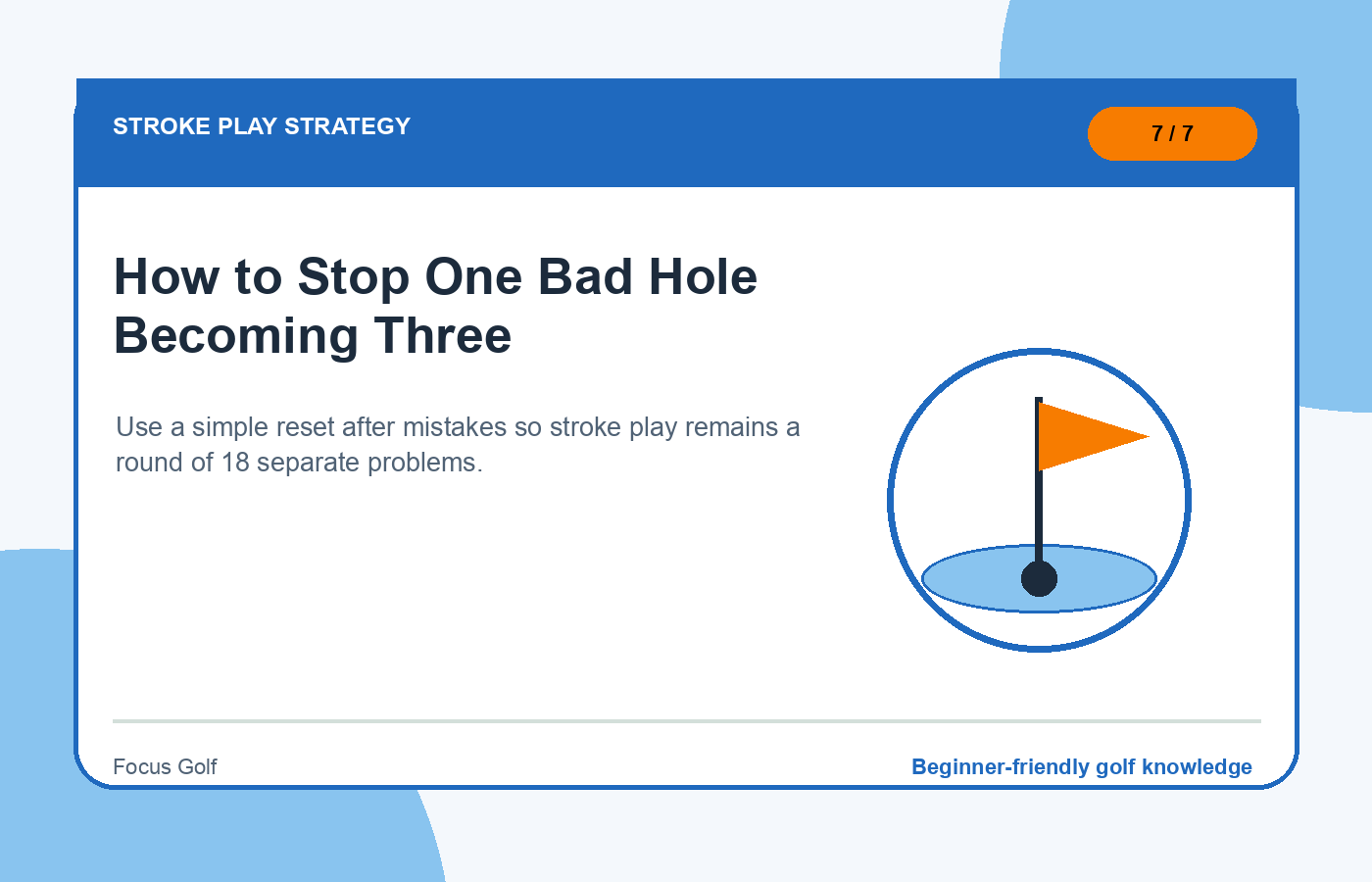 How to Stop One Bad Hole Becoming Three illustration