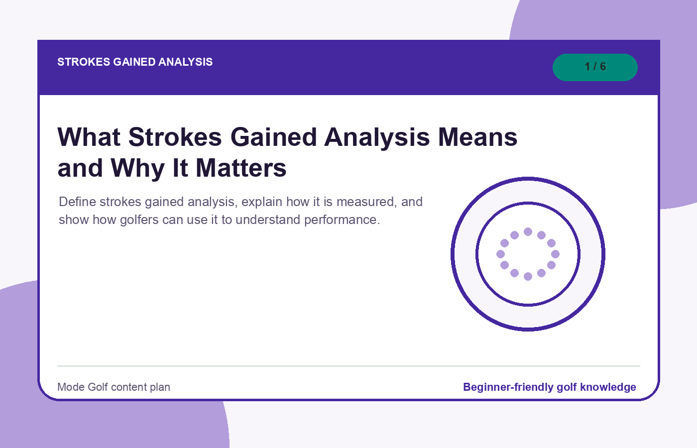 What Strokes Gained Analysis Means and Why It Matters illustration