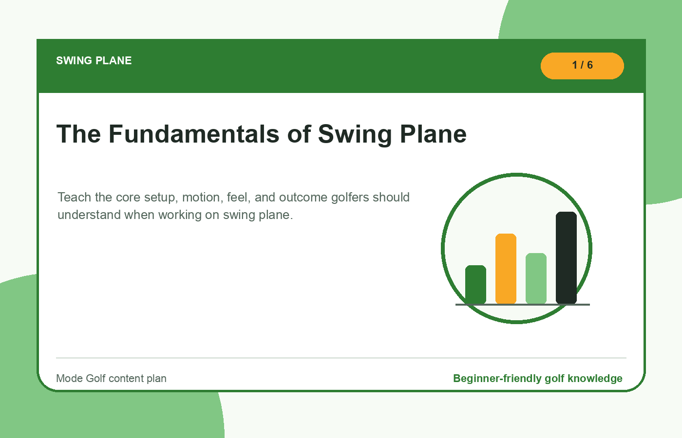 The Fundamentals of Swing Plane illustration