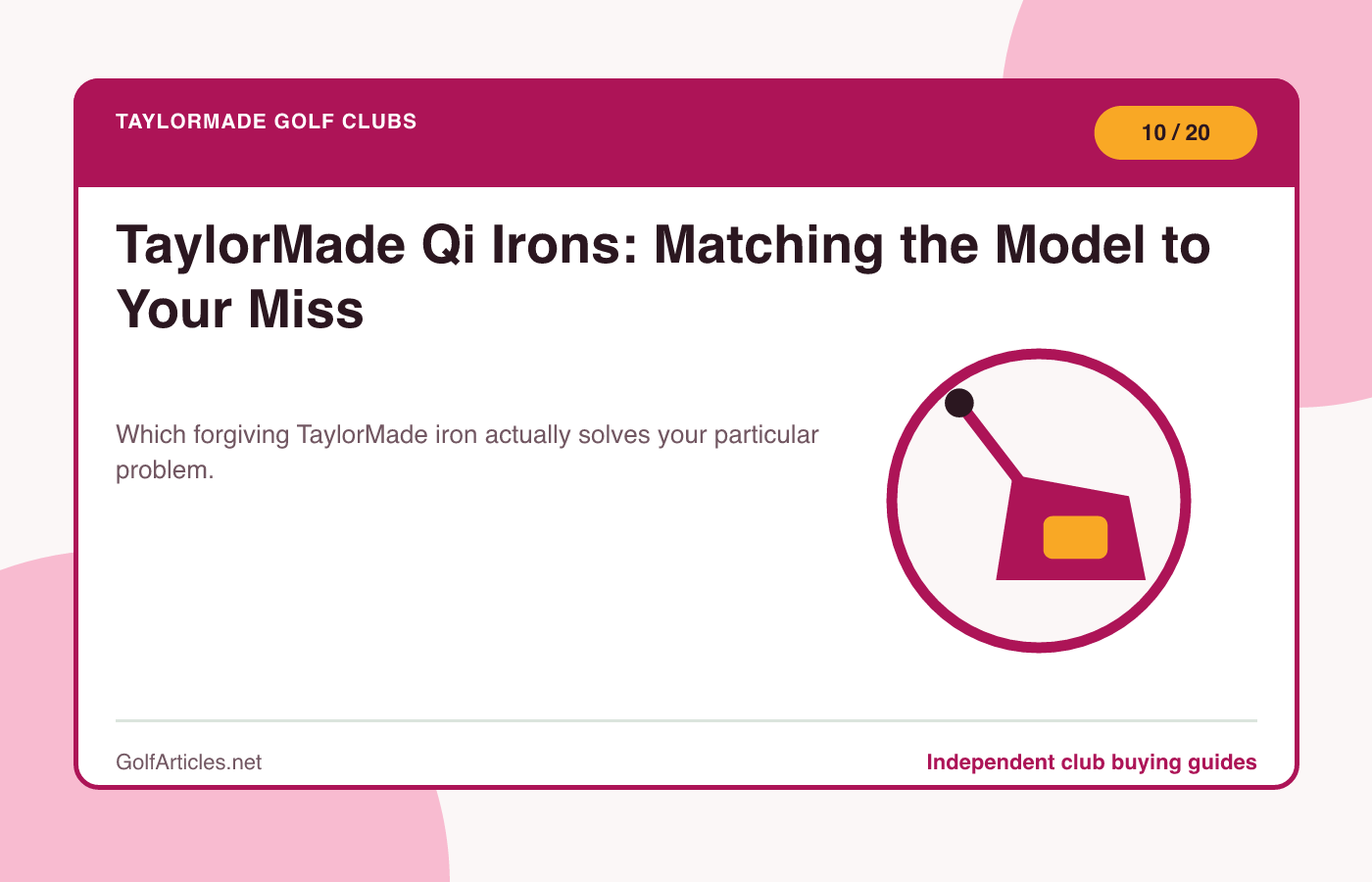 TaylorMade Qi Irons: Matching the Model to Your Miss illustration