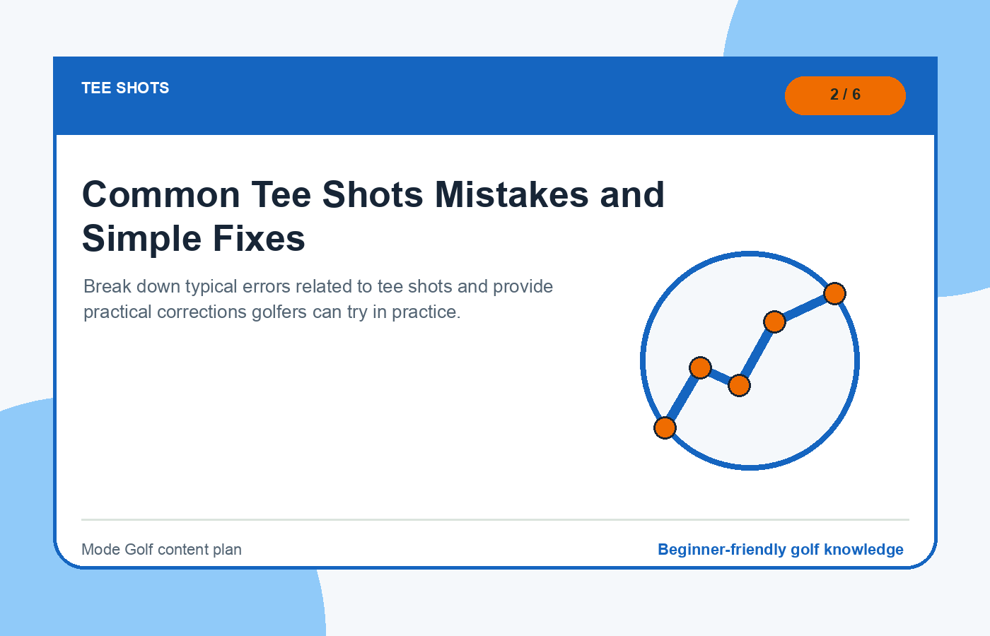 Common Tee Shots Mistakes and Simple Fixes illustration