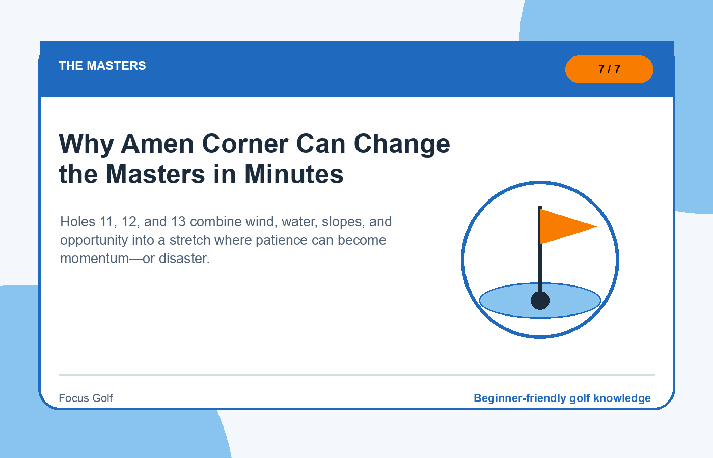 Why Amen Corner Can Change the Masters in Minutes illustration