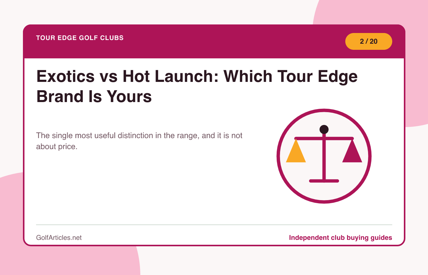Exotics vs Hot Launch: Which Tour Edge Brand Is Yours illustration