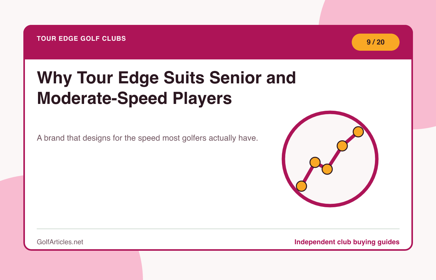 Why Tour Edge Suits Senior and Moderate-Speed Players illustration