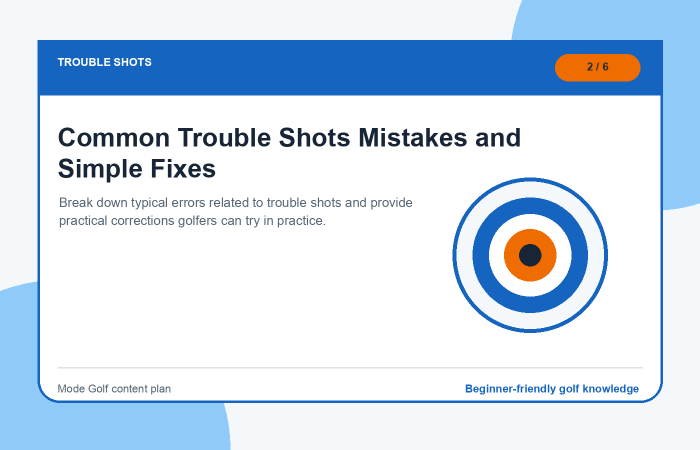 Common Trouble Shots Mistakes and Simple Fixes illustration