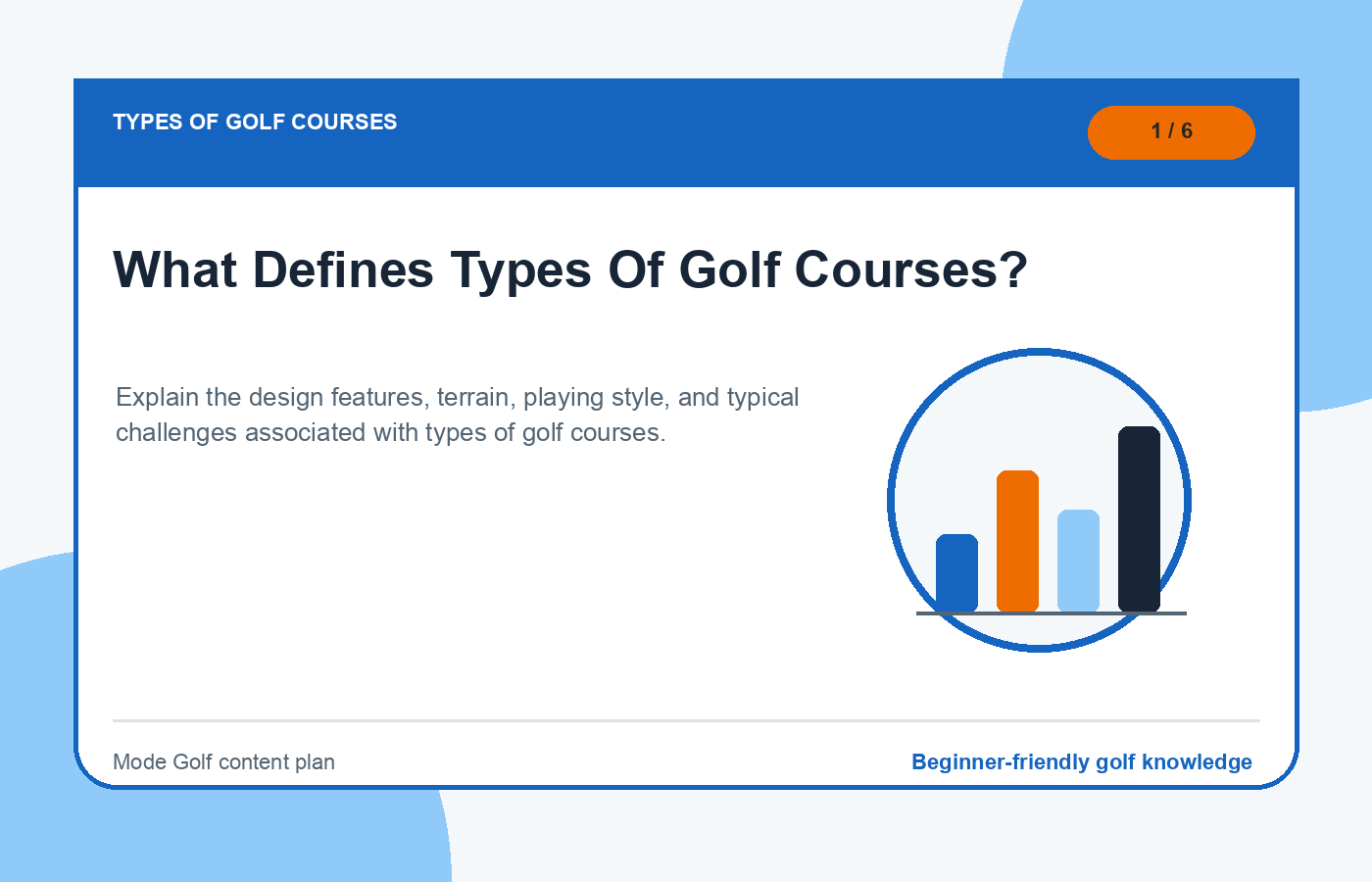 What Defines Types Of Golf Courses? illustration