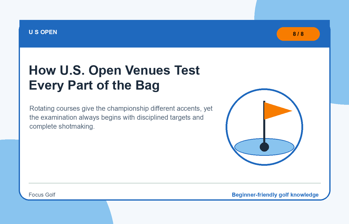 How U.S. Open Venues Test Every Part of the Bag illustration