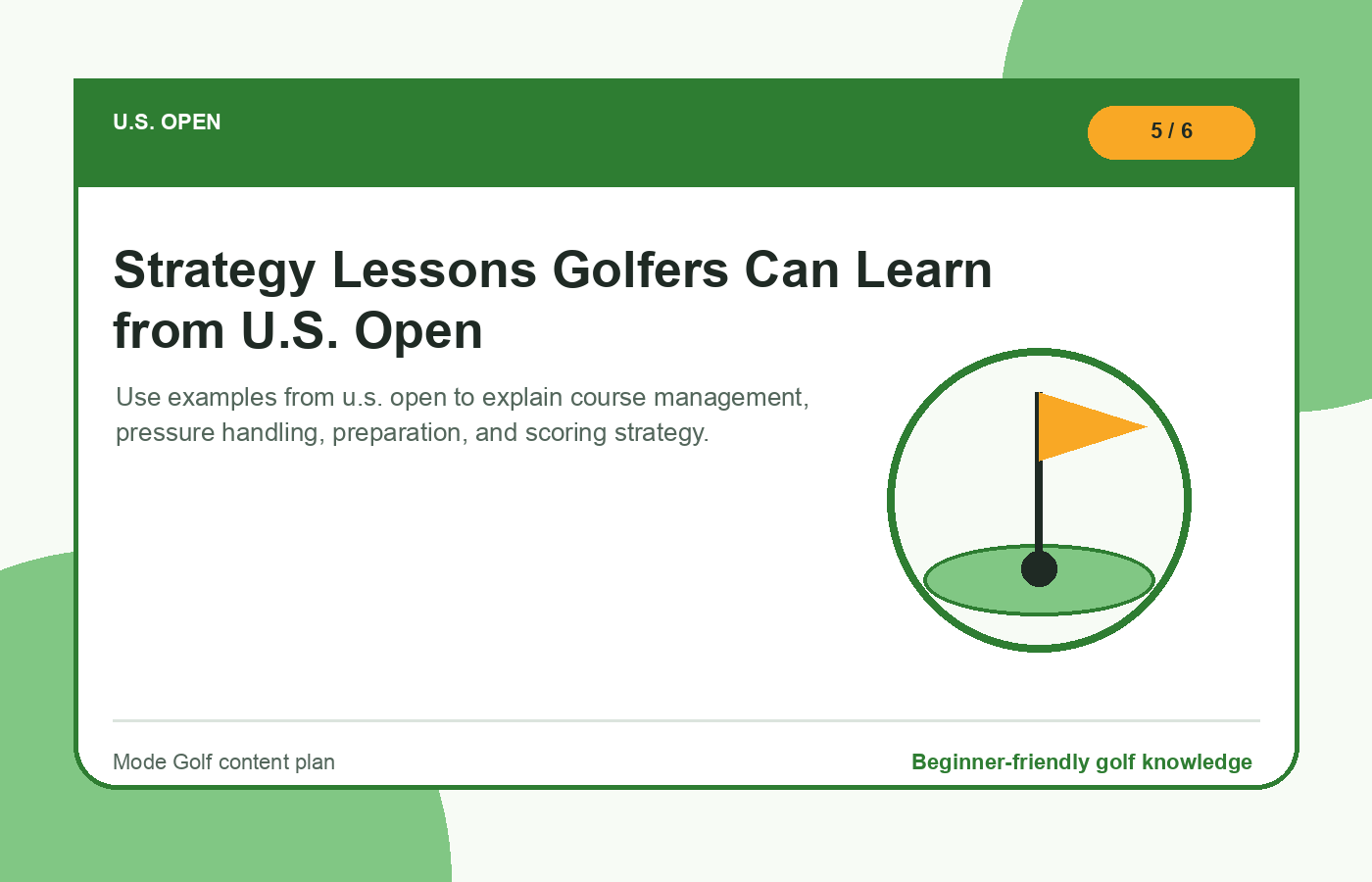 Strategy Lessons Golfers Can Learn from U.S. Open illustration