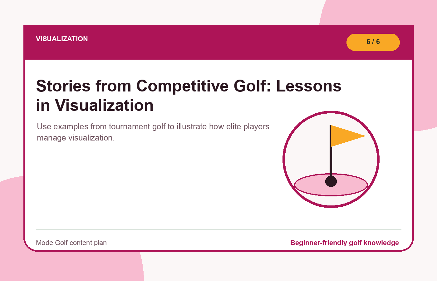 Stories from Competitive Golf: Lessons in Visualization illustration