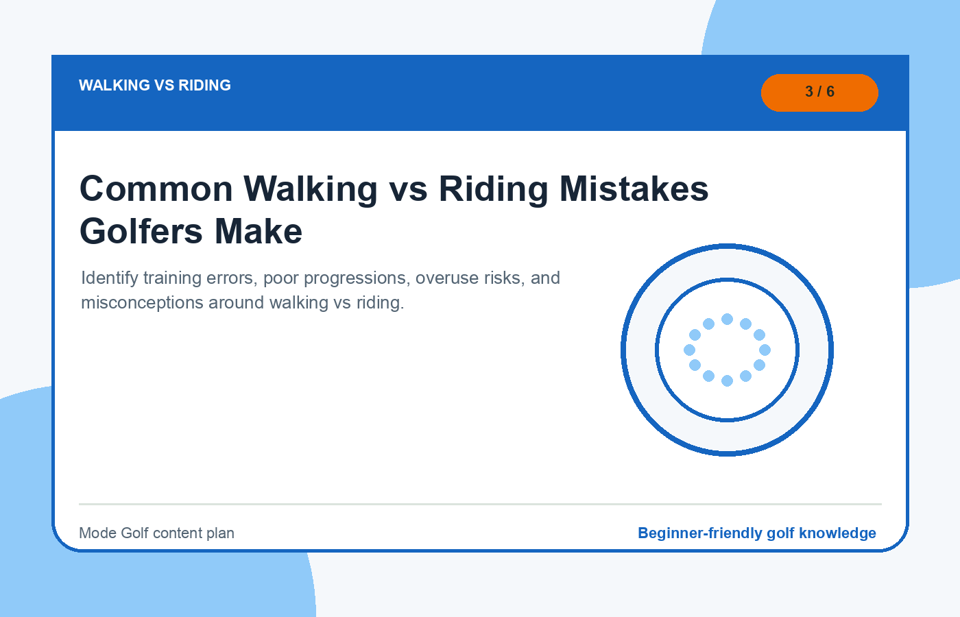 Common Walking vs Riding Mistakes Golfers Make illustration